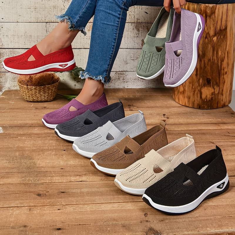 Get Women’s Cut-out Sneakers for Free – Casual, Breathable, and Lightweight Footwear!