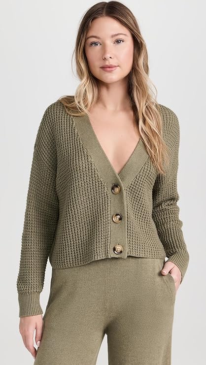 Eberjey Women’s Cropped Cardigan – Eco-Friendly and Cozy