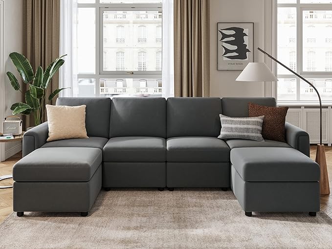 LINSY HOME Modular Sectional Sofa – Comfort, Flexibility, and Style Combined