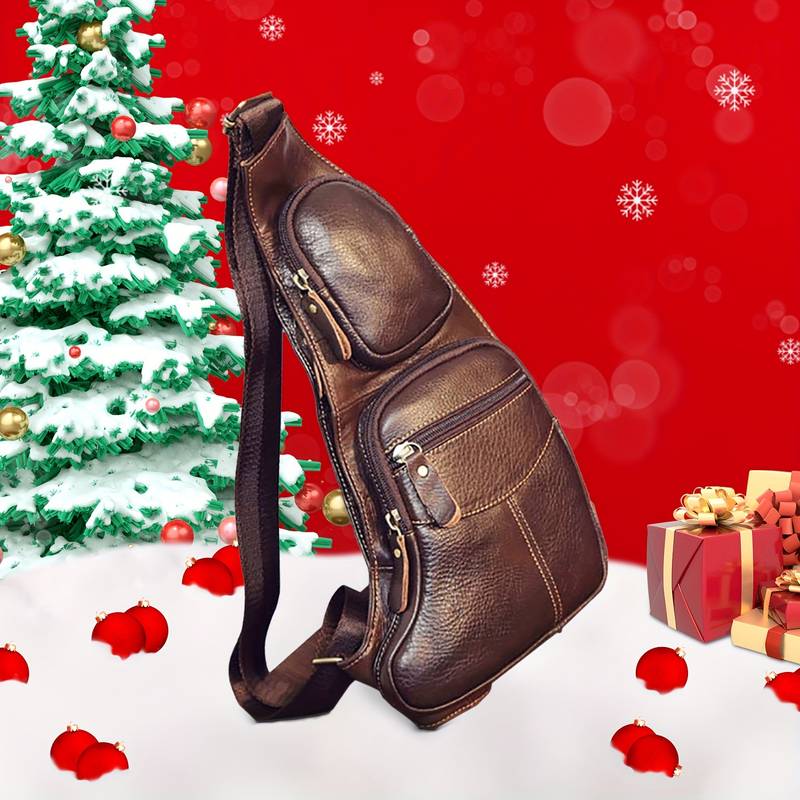 Get the Vintage Leather Chest Bag for Free – Stylish, Multifunctional, and Perfect for Daily Use!